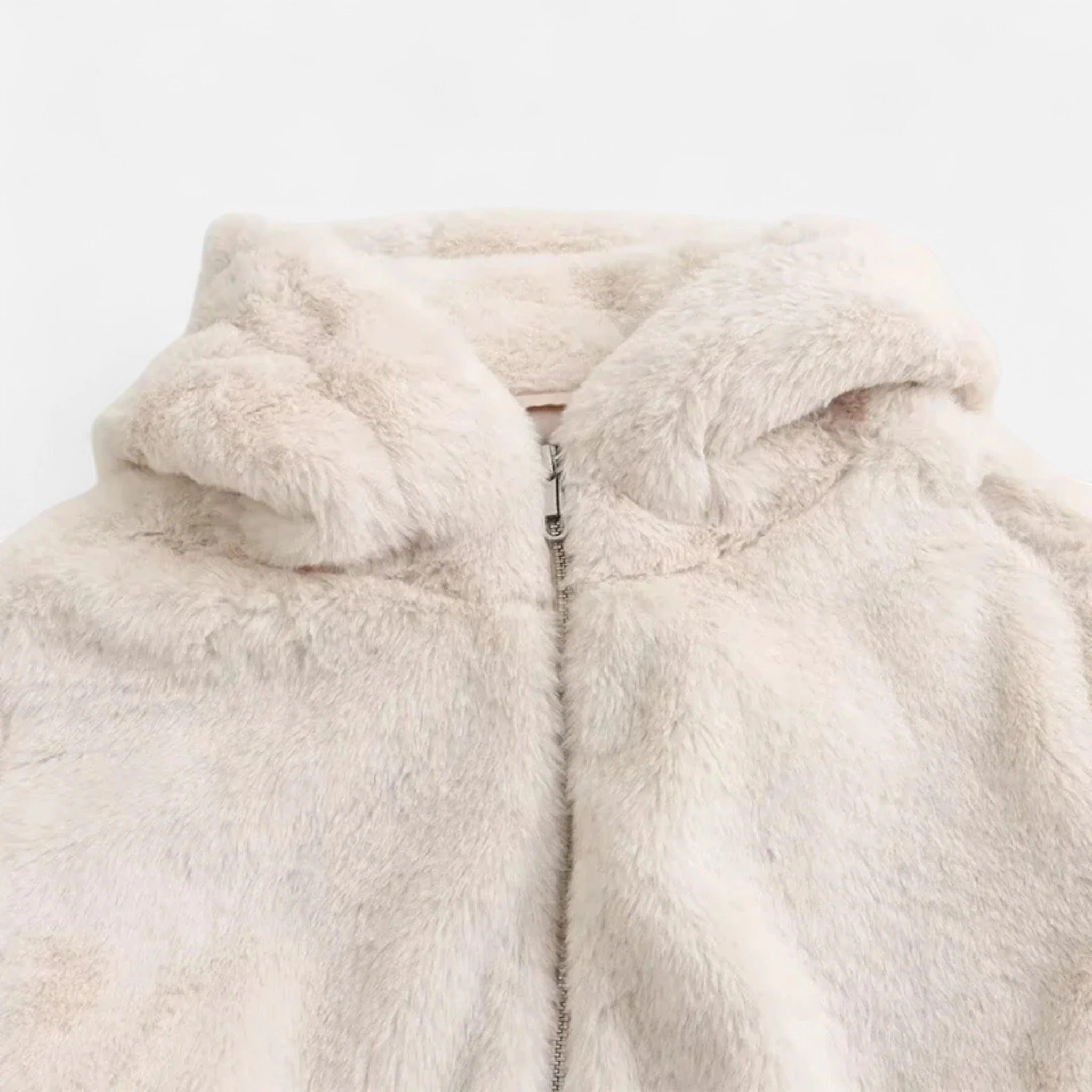Elowen™ | Women’s Hooded Faux Fur Coat