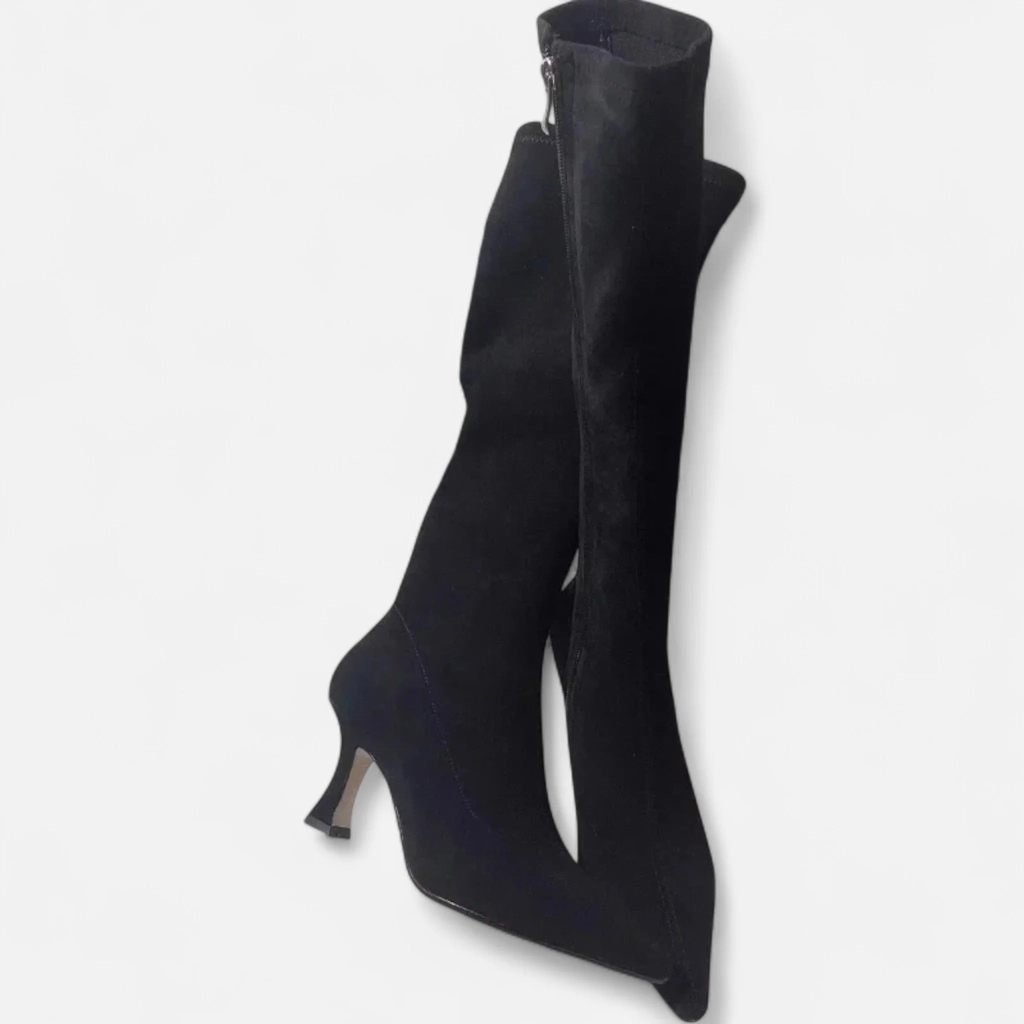 Westlyn™ | Women’s Suede Thigh-High Heeled Boots