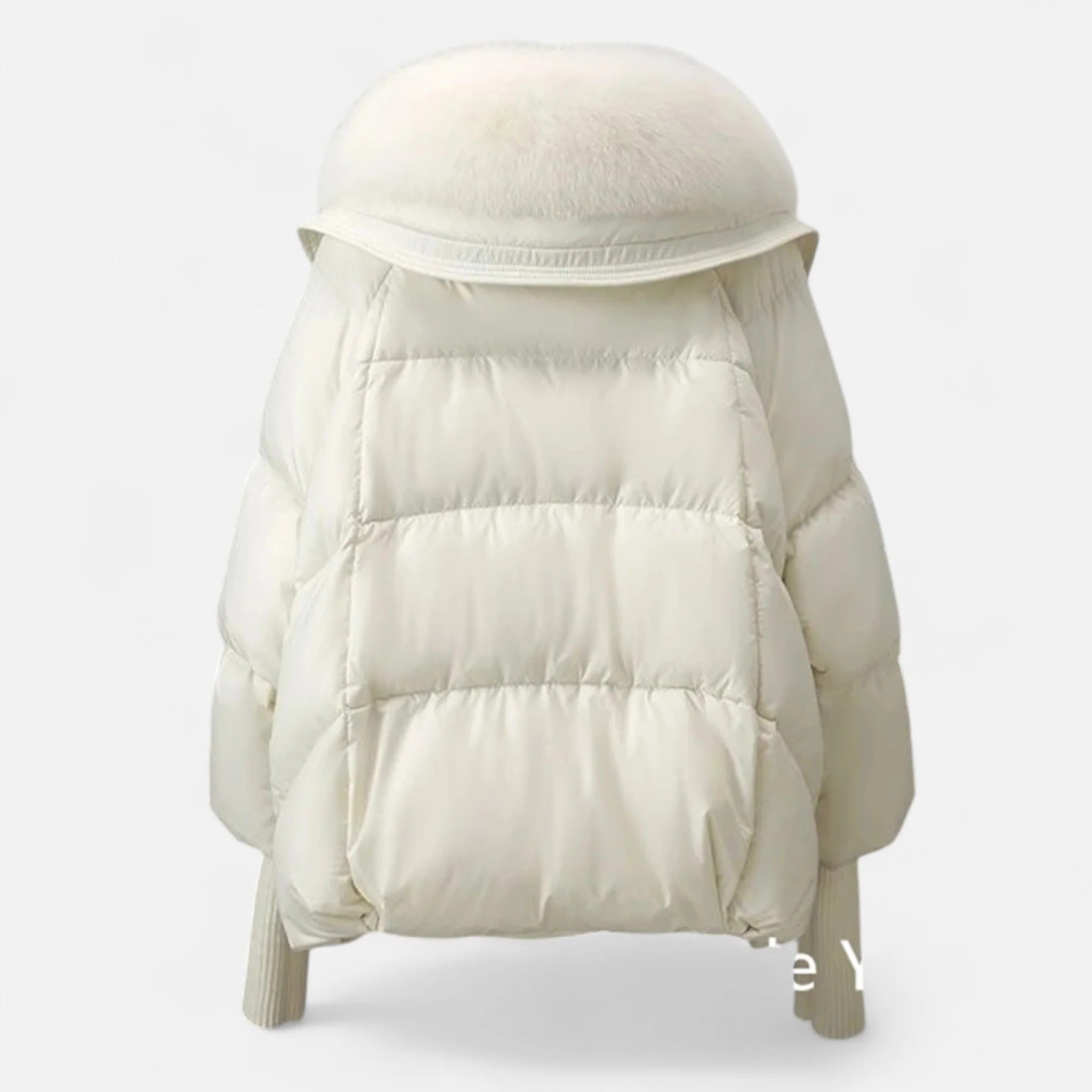 Elowen™ | Women’s Luxury Fur-Collar Winter Puffer Coat