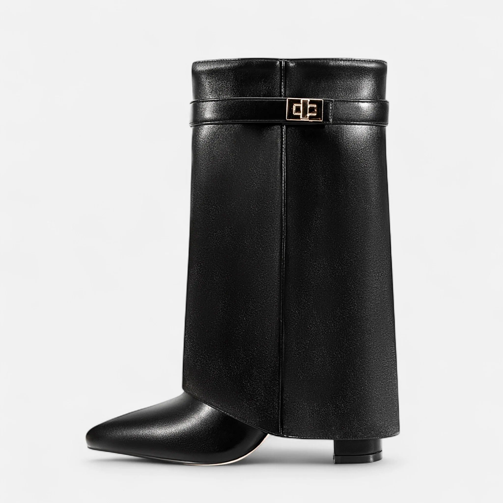 Elowen™ | Women’s Pointed High-Heel Mid-Calf Boots