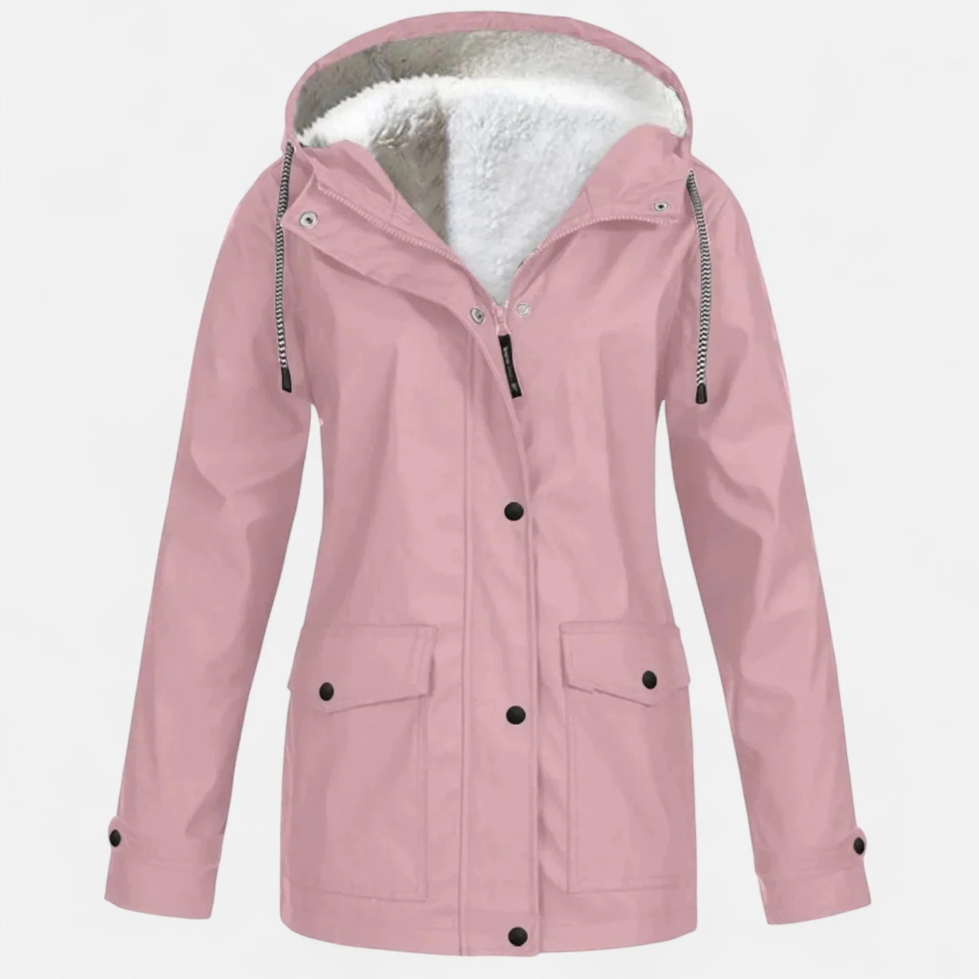 Elowen™ | Women’s Hooded Plush Ski Coat