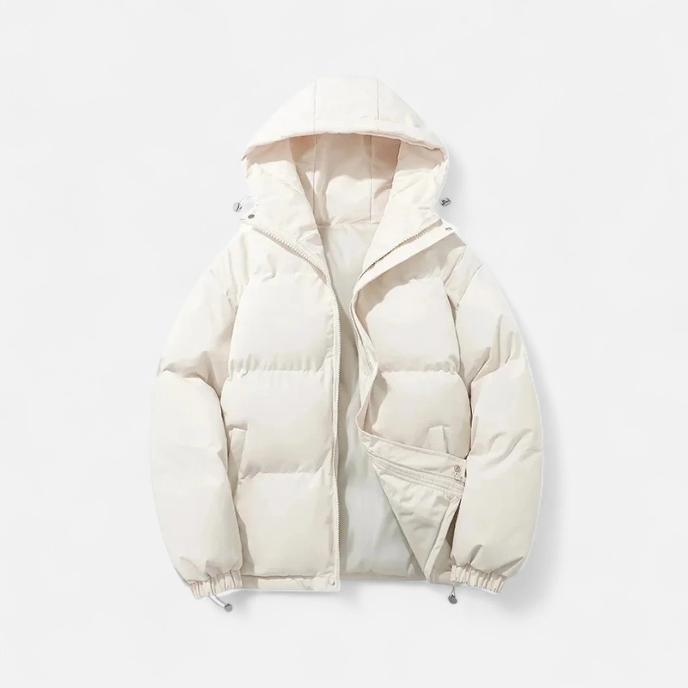 Elowen™ | Unisex Hooded Cotton Puffer Jacket