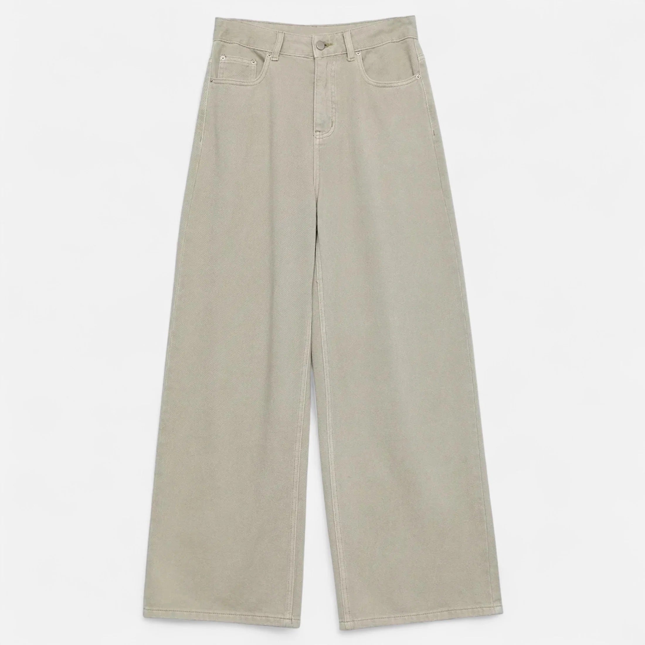 Elowen™ | Women’s High-Waist Cotton Trousers