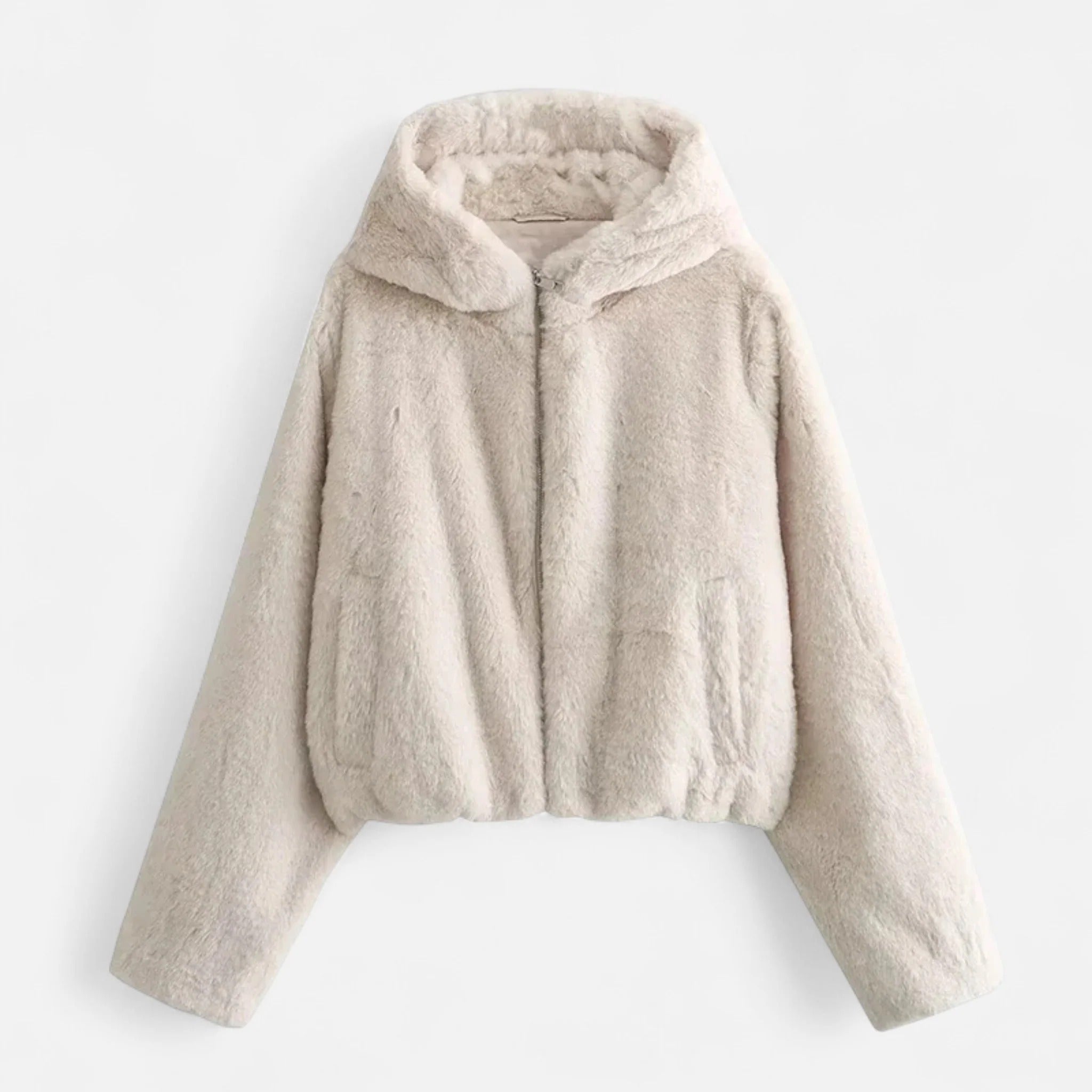 Elowen™ | Women’s Hooded Faux Fur Coat