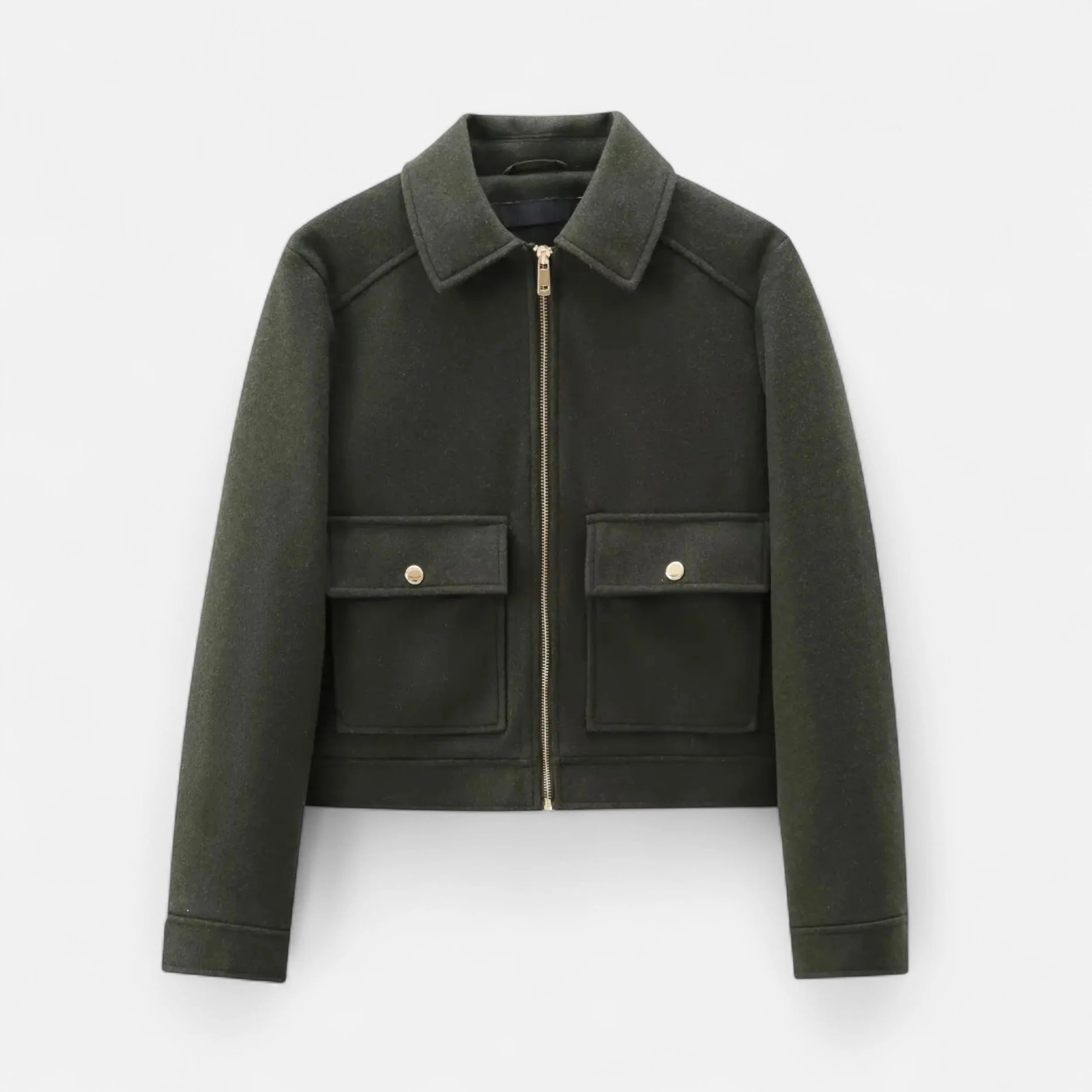 Elowen™ | Women’s Elegant Winter Zip Jacket