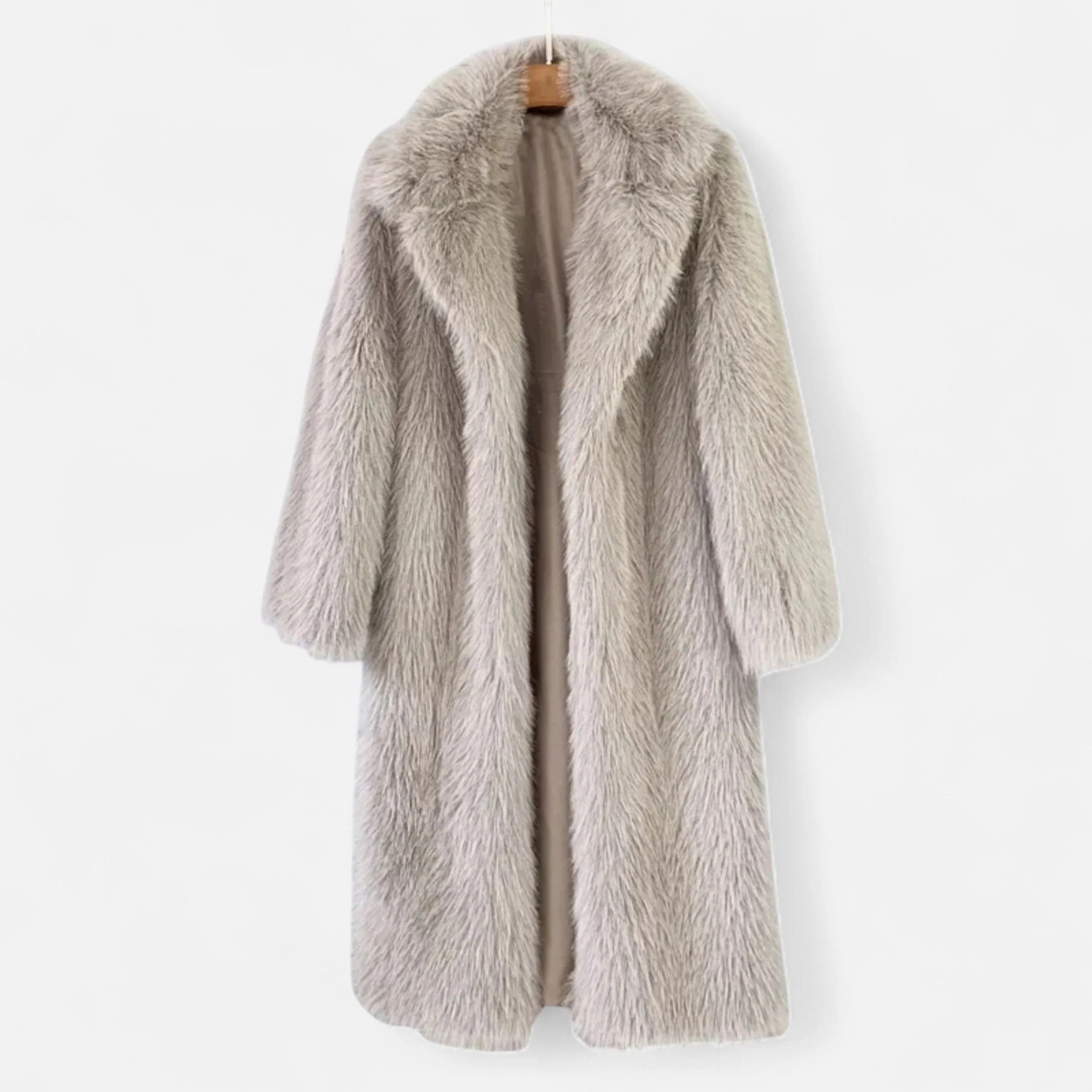 Elowen™ | Women’s Long Faux Fur Overcoat