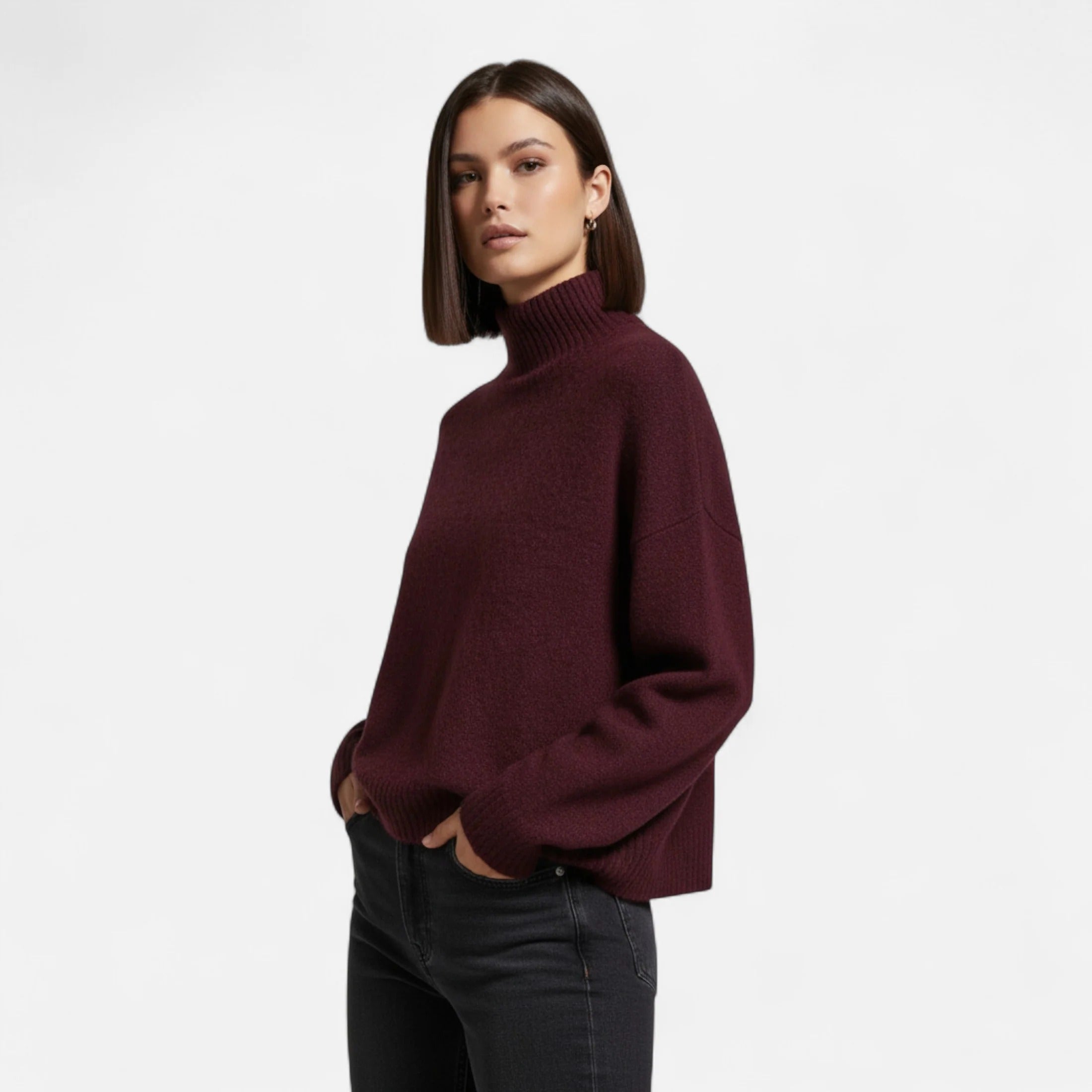 Elowen™ | Women’s Vintage Turtleneck Sweater