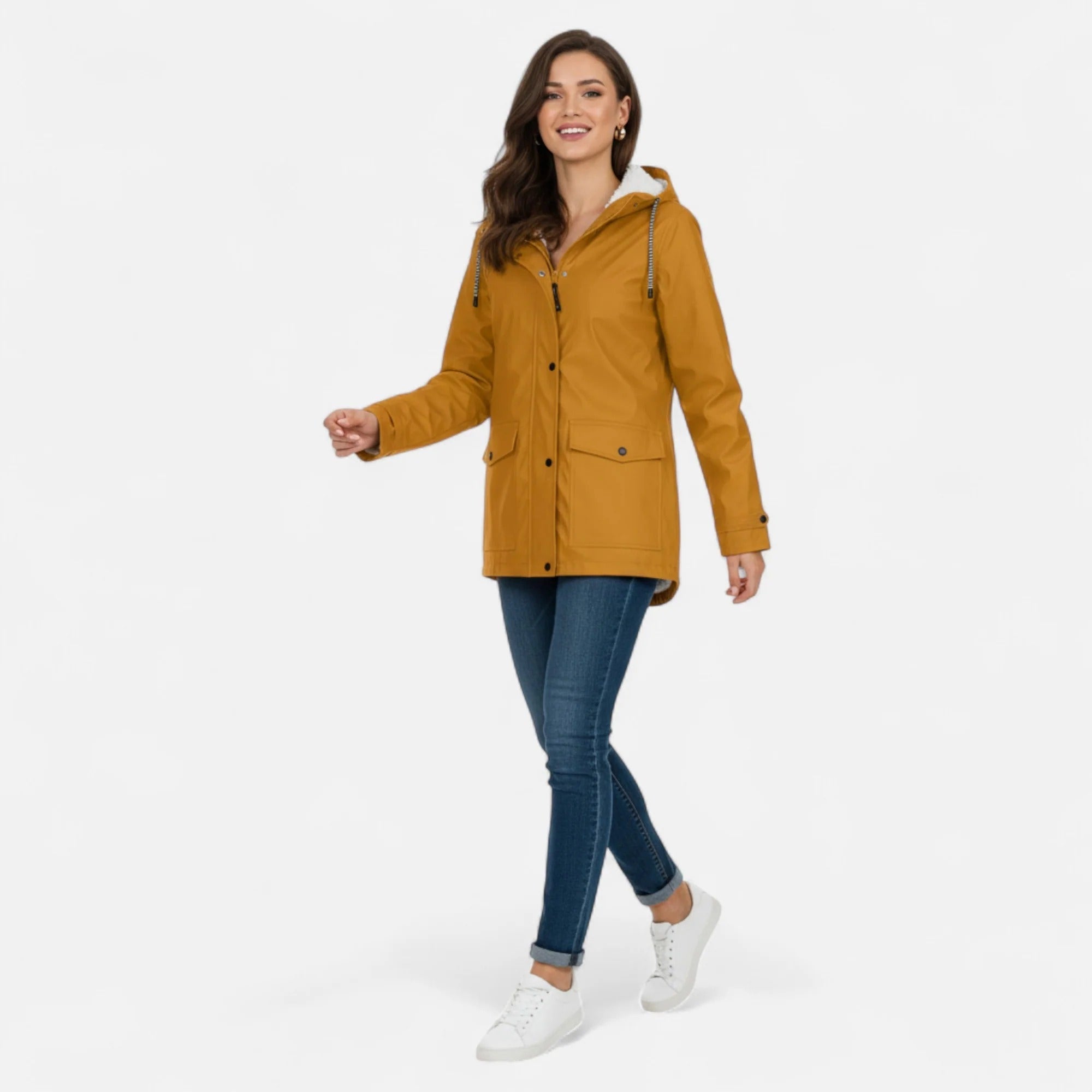 Elowen™ | Women’s Hooded Plush Ski Coat