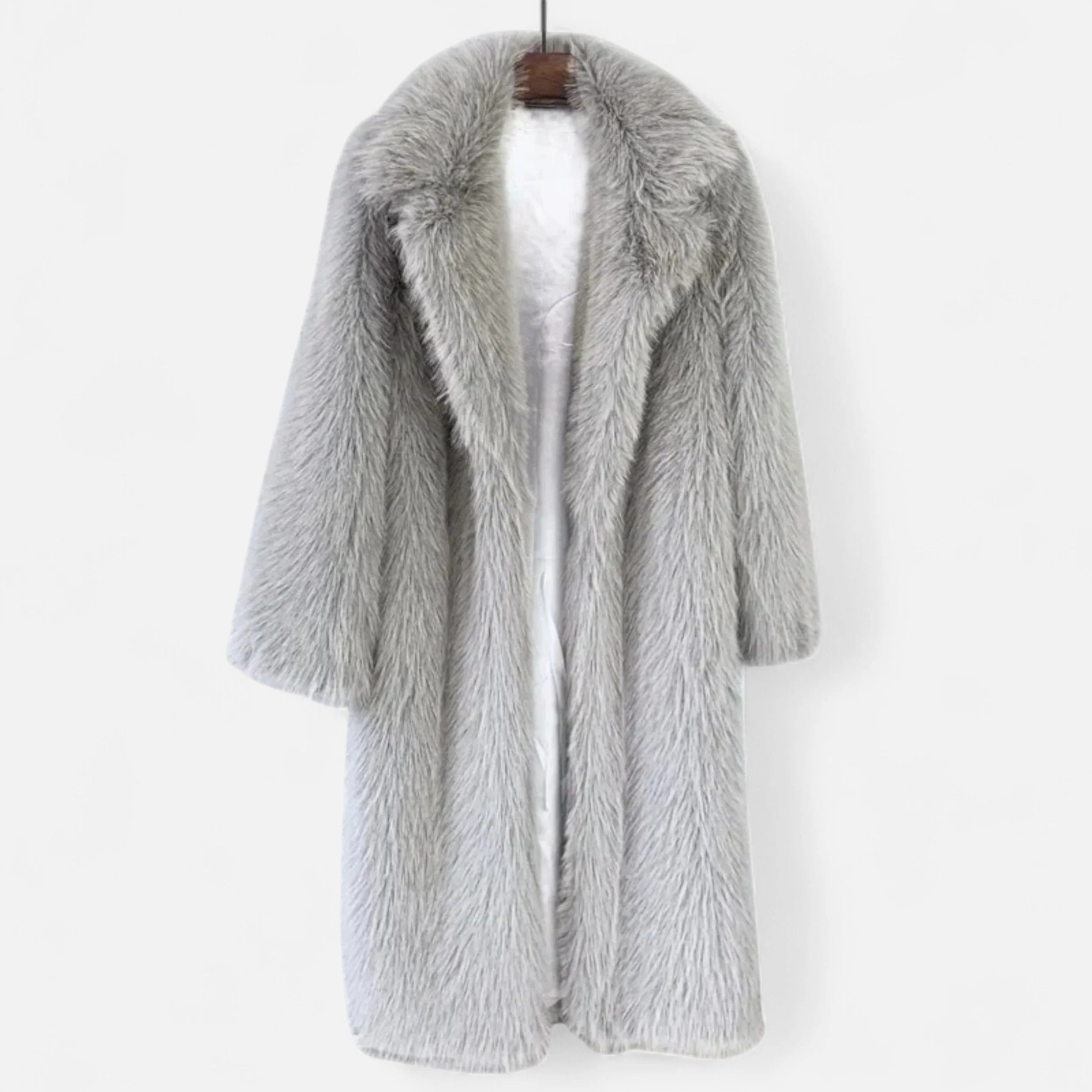 Elowen™ | Women’s Long Faux Fur Overcoat