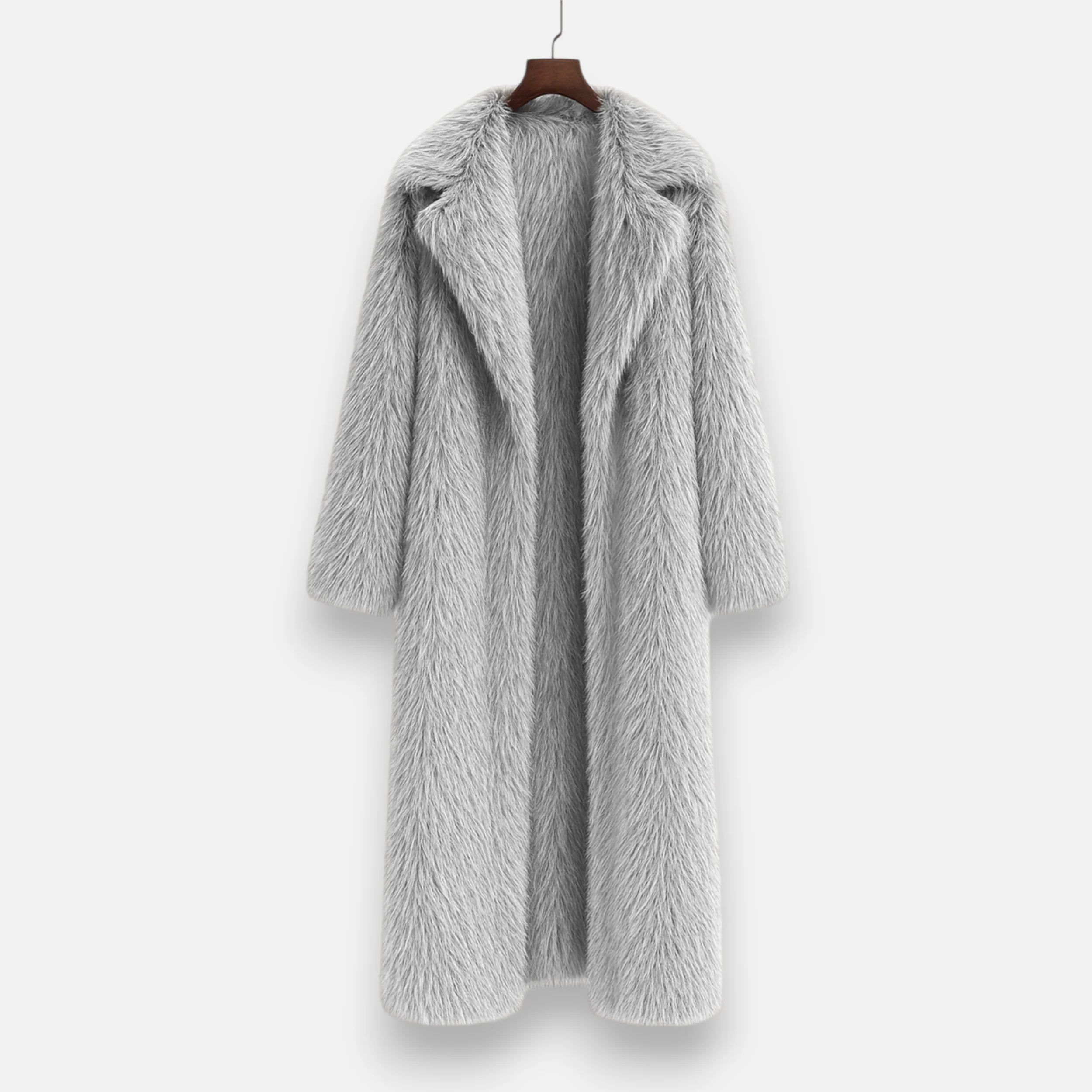 Elowen™ | Women’s Long Faux Fur Overcoat