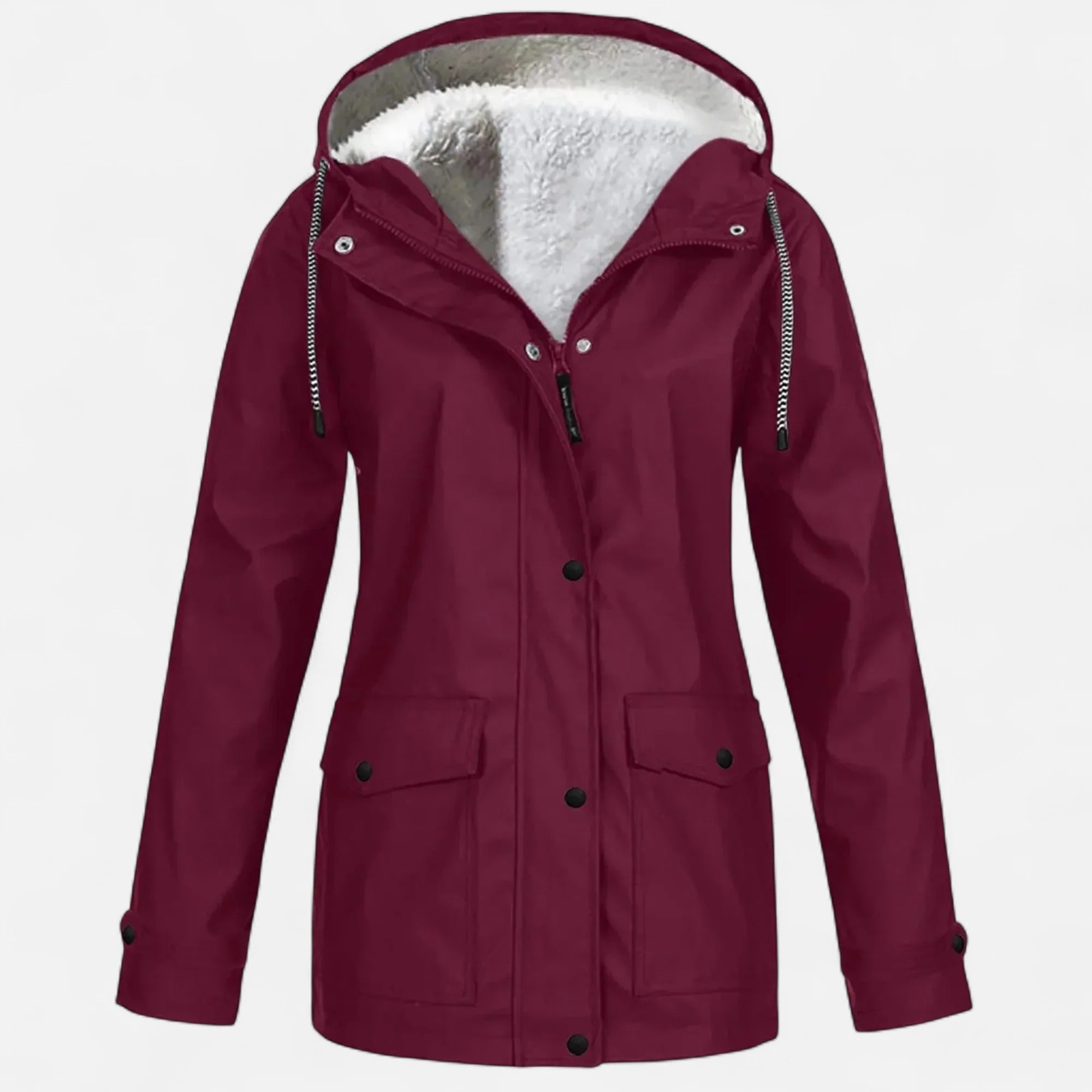 Elowen™ | Women’s Hooded Plush Ski Coat