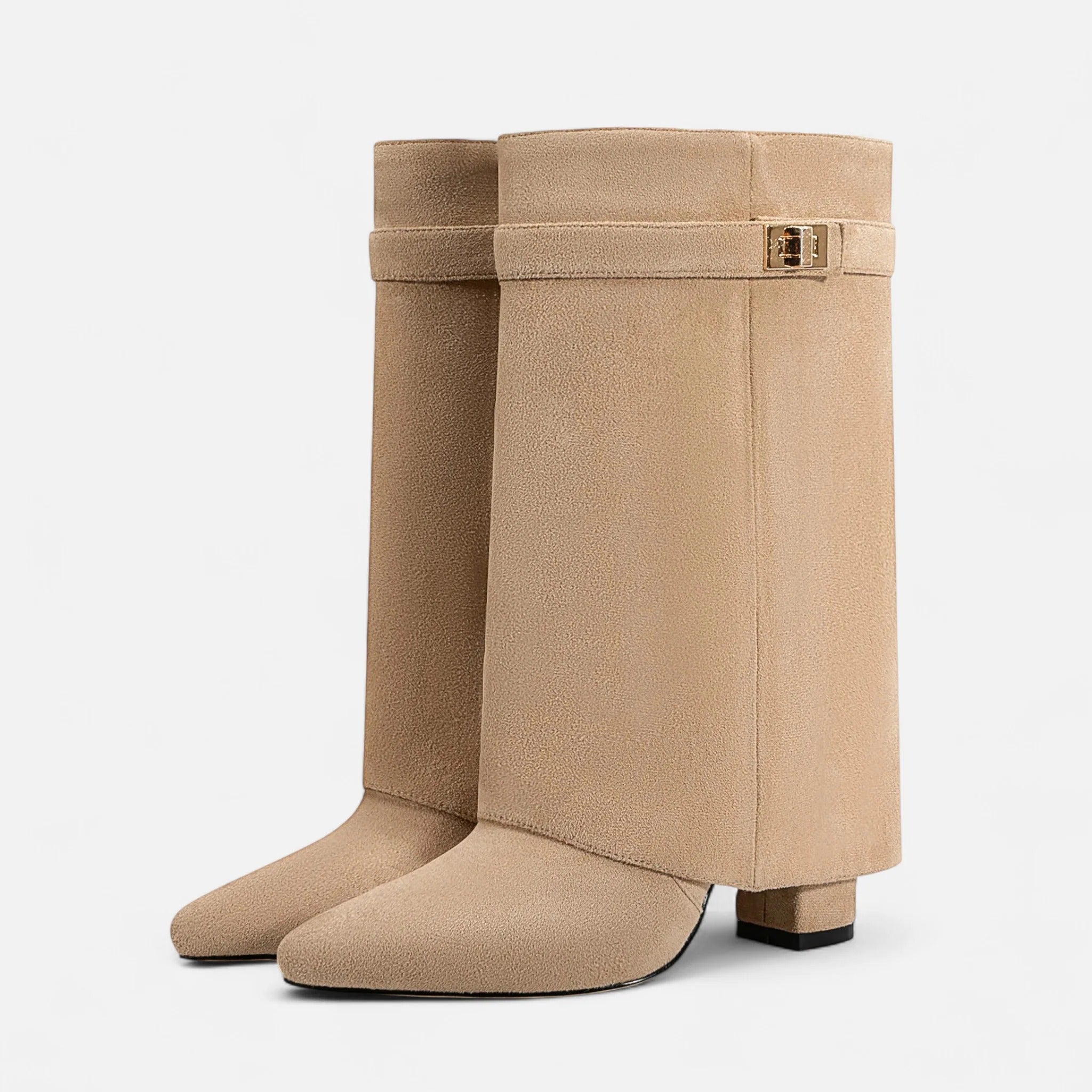 Elowen™ | Women’s Pointed High-Heel Mid-Calf Boots