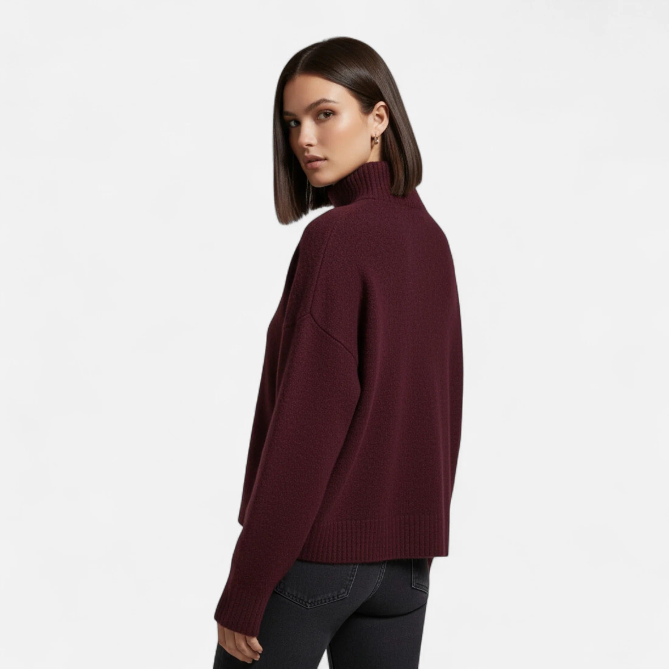 Elowen™ | Women’s Vintage Turtleneck Sweater